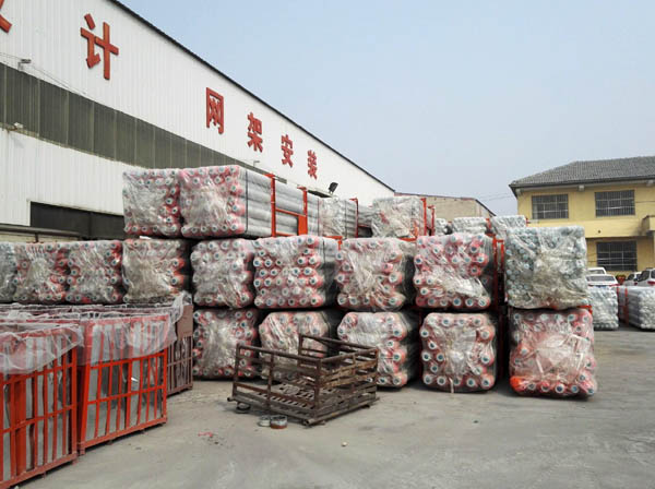 平谷网架成品待发
