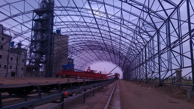 平谷煤棚网架安装