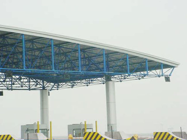 平谷收费站网架工程