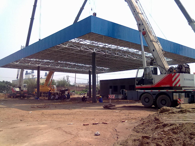 平谷加气站网架工程