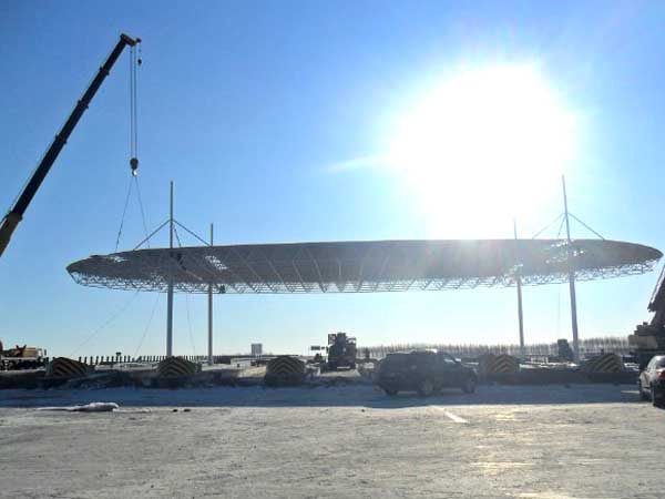 平谷加油站网架案例